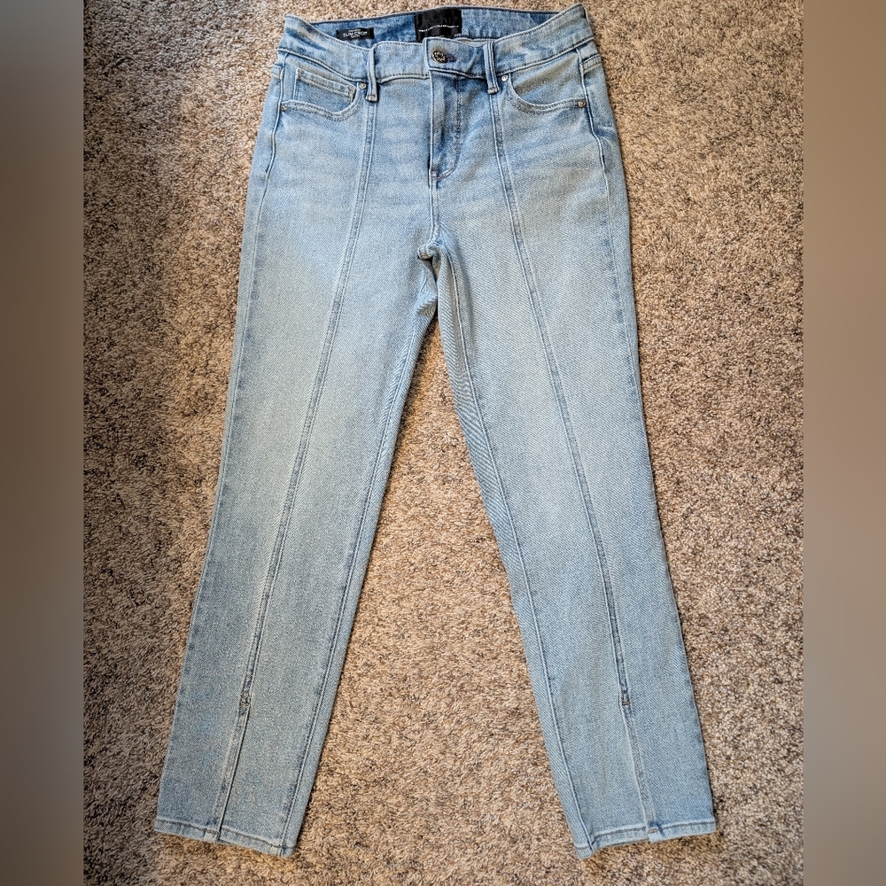 White House Black Market Women's High Rise Sculpt Slim Crop Jeans